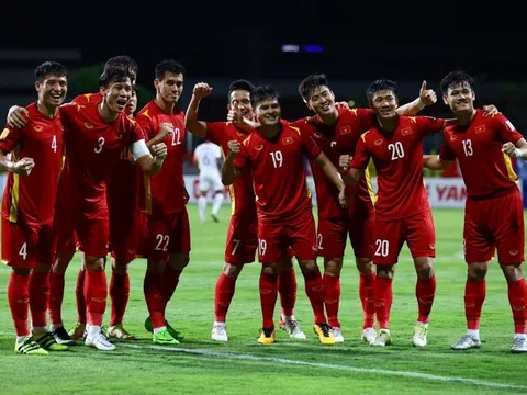 Đội tuyển Việt Nam chỉ tăng 1 bậc trên Bảng xếp hạng FIFA 
