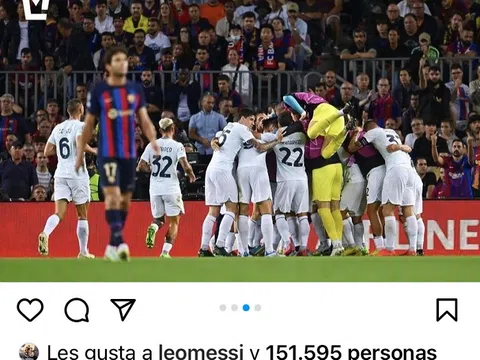 Messi khiến các fan hâm mộ của Barcelona nổi giận
