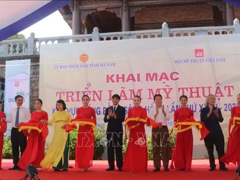 Hơn 200 tác phẩm trưng bày tại Triển lãm Mỹ thuật khu vực II đồng bằng sông Hồng