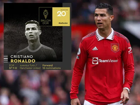 Cristiano Ronaldo chạm cột mốc đáng quên tại Gala "Quả bóng Vàng" 2022