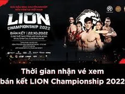 Bán kết giải MMA Championship 2022 tranh tài ngày 22/10