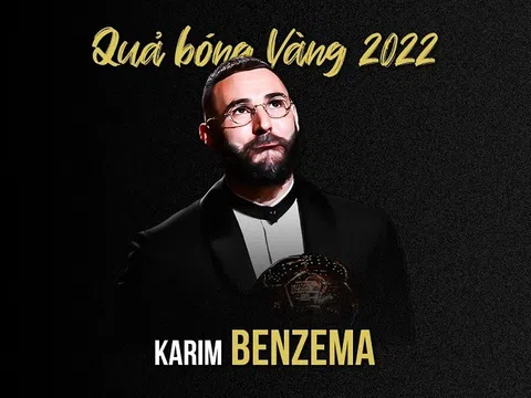 Bất ngờ với số điểm của Benzema trong cuộc bình chọn "Quả bóng Vàng" FIFA 2022