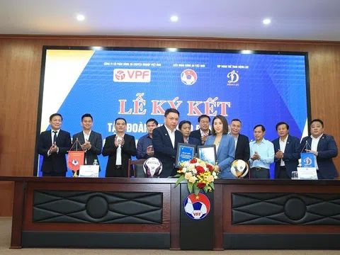 Tập đoàn Thể thao Động Lực đồng hành cùng bóng đá Việt Nam