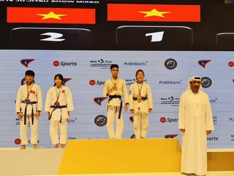 Ju-jitsu Việt Nam giành huy chương vàng nội dung trẻ tại giải vô địch thế giới 2022