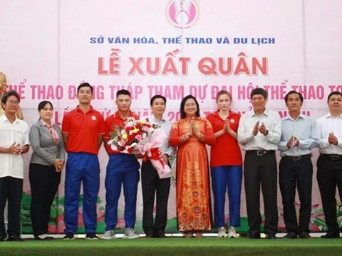 Đồng Tháp xuất quân dự Đại hội Thể thao toàn quốc lần thứ IX - 2022