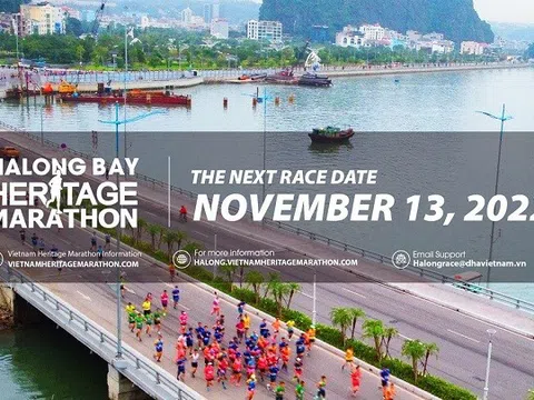 Giải Marathon quốc tế Di sản Vịnh Hạ Long 2022 khởi tranh ngày 13/11