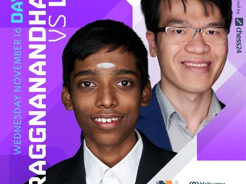 Champions Chess Tour Final 2022: Lê Quang Liêm để thua thần đồng cờ Vua Ấn Độ