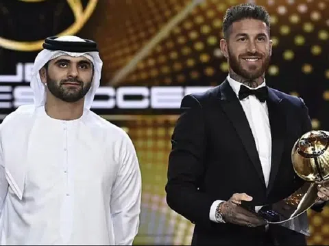 Sergio Ramos được vinh danh ở Gala Globe Soccer Awards 2022
