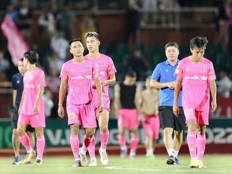 V.League 2022: Sài Gòn FC rơi nước mắt trong ngày giã biệt