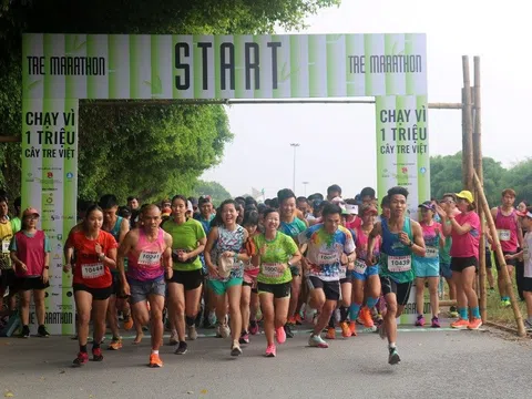 Giải chạy Marathon tre 2022 - gây quỹ phủ xanh Việt Nam