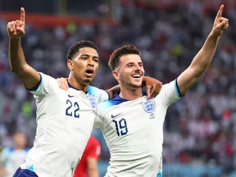 Đội tuyển Anh thiết lập loạt kỷ lục sau lượt trận thứ nhất World Cup 2022
