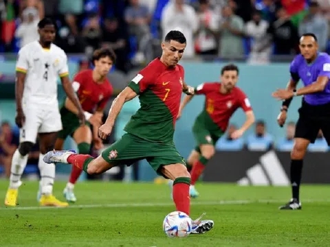 Cristiano Ronaldo lập loạt kỷ lục sau chiến thắng của Bồ Đào Nha ở World Cup 2022