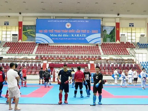 Đại hội Thể thao toàn quốc lần thứ IX - 2022: Gần 400 võ sĩ tranh tài môn Karate