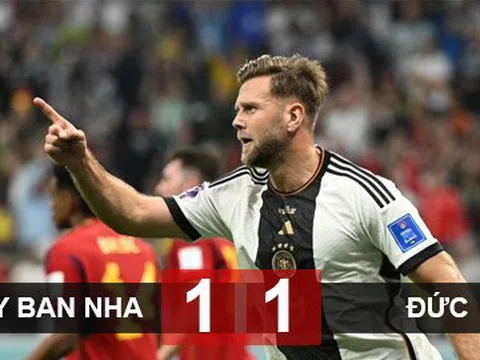 Bảng E > Đức 1-1 Tây Ban Nha: Niclas Fullkrug kéo Đức trở về từ địa ngục