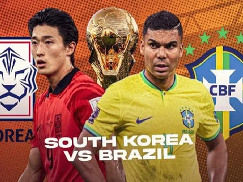 Vòng 1/8 > Brazil - Hàn Quốc (2 giờ ngày 6/12): Khó gây bất ngờ