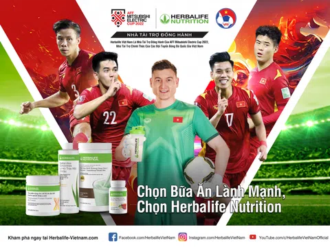 Herbalife Nutrition trở thành Nhà tài trợ đồng hành của AFF Mitsubishi Electric Cup lần thứ hai liên tiếp