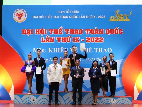 Đồng Nai tạm dẫn đầu môn Khiêu vũ thể thao