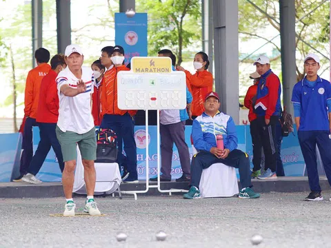 Vũng Tàu và Sóc Trăng có tấm huy chương vàng đầu tiên môn Bi sắt Đại hội Thể thao toàn quốc lần thứ IX