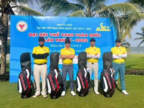 Các nội dung môn Golf tại Đại hội Thể thao toàn quốc lần thứ IX - 2022 chính thức tranh tài