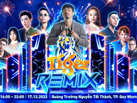 Sự kiện âm nhạc Tiger Remix 2023 trở lại tại 4 thành phố