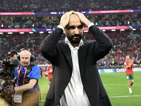 Huấn luyện viên tuyển Morocco khó chịu trước trận tranh hạng Ba World Cup 2022