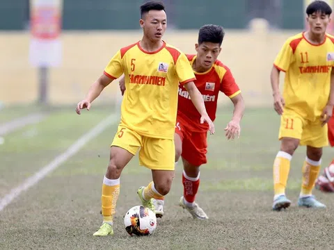 U21 Quốc gia Thanh Niên 2022: Hoàng Anh Gia Lai hòa Thanh Hóa trong thế thiếu người