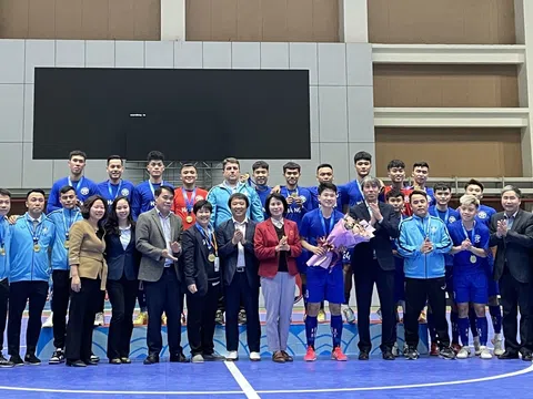 Môn Futsal nam: Đánh bại thành phố Hồ Chí Minh, chủ nhà Hà Nội xuất sắc giành huy chương vàng