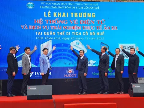 Khai trương hệ thống vé điện tử và dịch vụ trải nghiệm thực tế ảo XR tại Quần thể Di tích Cố đô Huế