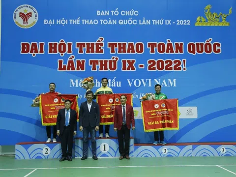 Môn Vovinam: TP.HCM giành vị trí thứ nhất toàn đoàn