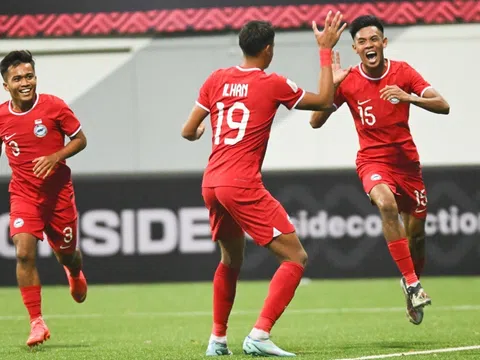 Bảng B, AFF Cup 2022 > Singapore 3-2 Myanmar: Thua ngược Singapore, Myanmar khó qua vòng bảng