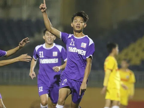 Bán kết giải Bóng đá U21 Quốc gia Thanh Niên 2022 > Becamex Bình Dương 3-2 Đông Á Thanh Hóa: Bùi Vĩ Hào đưa Bình Dương vào chung kết