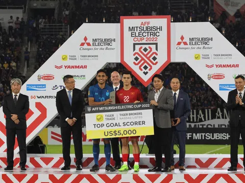 Tiến Linh giành giải thưởng lịch sử AFF Cup