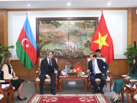 Việt Nam - Azerbaijan: Tăng cường hợp tác văn hóa, thể thao và du lịch