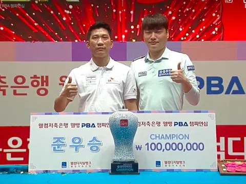 Ngô Đình Nại giành ngôi Á quân giải Round 7 giải Billiards PBA Tour
