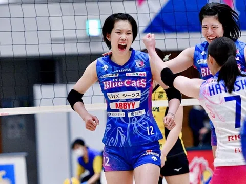 Thanh Thúy tỏa sáng, PFU BlueCats mang về chiến thắng thứ 8 tại giải Bóng chuyền nữ Nhật Bản V.League 2022-2023