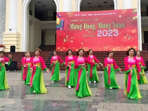 Thị xã Sơn Tây tổ chức các hoạt động thể thao mừng Đảng - mừng Xuân