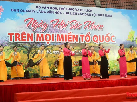 Hội tụ "Sắc Xuân trên mọi miền Tổ quốc" ở Làng Văn hóa, Du lịch các dân tộc Việt Nam