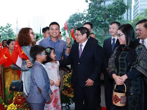 Thủ tướng Phạm Minh Chính bắt đầu thăm chính thức Cộng hòa Singapore