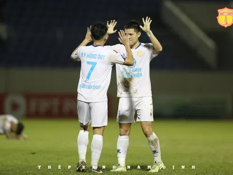 Vòng 2 V.League 2023 > SHB Đà Nẵng 0-1 Thép Xanh Nam Định: Đội khách tạm lên ngôi đầu