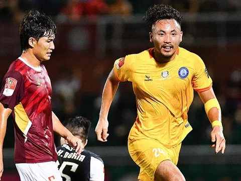 Vòng 3 V.League 2023 > TP.HCM 0-2 Khánh Hòa: “Chiến hạm đỏ” rớt xuống cuối bảng