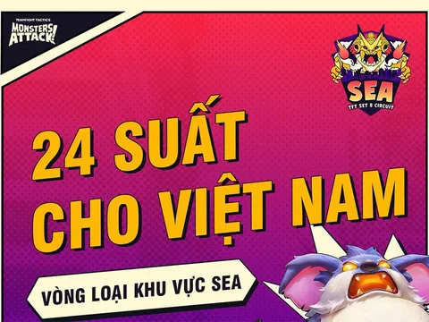 Đấu trường chân lý Việt Nam có 24 suất tham dự tham dự Cúp khu vực Đông Nam Á