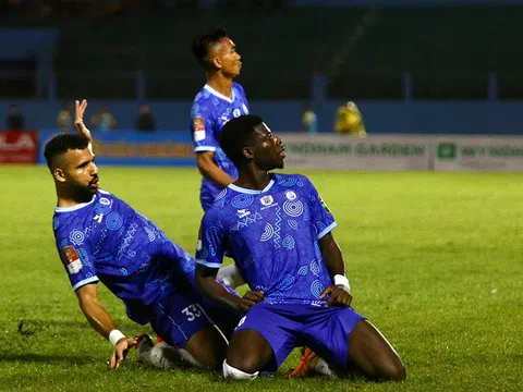 Vòng 4 V.League 2023 > Khánh Hòa 2-2 Sông Lam Nghệ An: Kịch tính phút bù giờ