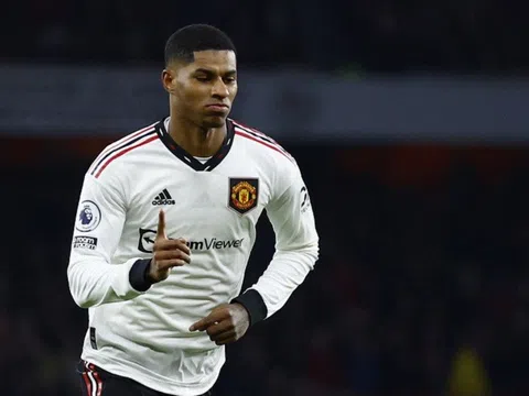 Marcus Rashford cán mốc ấn tượng trong màu áo Man United