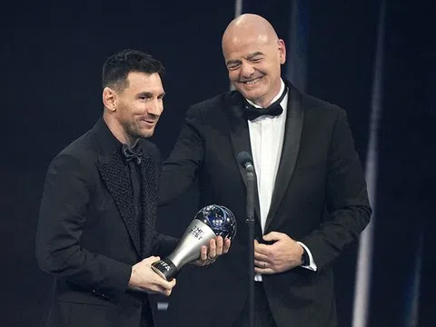 Lionel Messi thắng giải FIFA The Best 2022