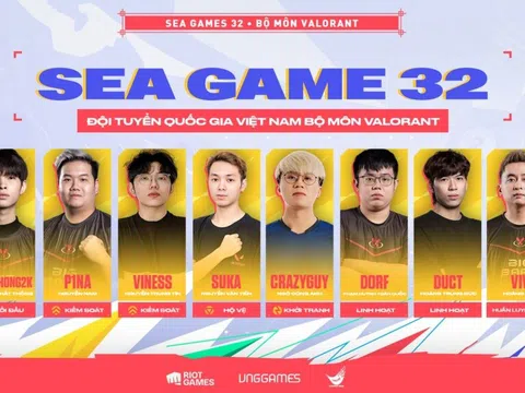 Đội tuyển Valorant Việt Nam công bố danh sách tham dự SEA Games 32