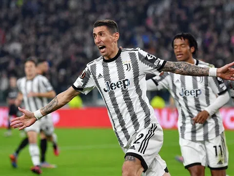 Vòng 1/8 lượt đi Europa League > Juventus 1-0 Freiburg: Di Maria lại tỏa sáng