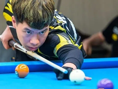 Lường Đức Thiện thắng đậm cơ thủ huyền thoại tại giải Billiards Premier League Pool 2023