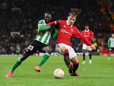 Vòng 1/8 lượt về Europa League > Real Betis - Manchester United (0 giờ 45 ngày 17/3): Không thua là được