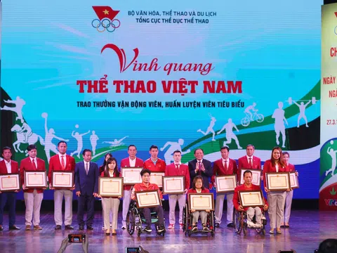 “Vinh quang Thể thao Việt Nam”: Tôn vinh vận động viên, huấn luyện viên tiêu biểu và hướng đến SEA Games 32