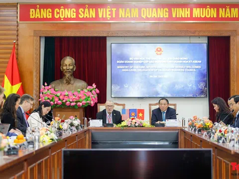 Thúc đẩy hợp tác giữa Bộ VHTTDL Việt Nam và Hội đồng Kinh doanh Hoa Kỳ ASEAN